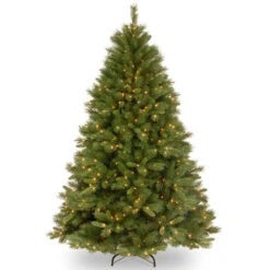 Christmas Central 7.5β Pre-Lit Full Winchester Pine Artificial Christmas Tree, White Lights