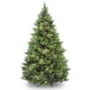 Christmas Central 6.5 Ft. Carolina Pine Tree With Clear Lights