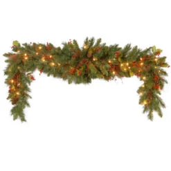 Christmas Central 72" Pre-Lit Artificial Christmas Mantel Swag, Clear Lights 10 Christmas Central 72" Pre-Lit Artificial Christmas Mantel Swag, Clear Lights -Christmas Central cc1 301 6 1 4 48486.1631811756