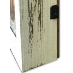 Christmas Central 10" White And Blue Lighted Country Store Christmas Rectangular Shadow Box Decoration -Christmas Central dglow a1001 5 38387.1587645048