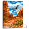 Christmas Central 24" X 18" Orange And Blue Red Rock Eagle Back-lit Wall Art With Remote Control 2 Christmas Central 24" X 18" Orange And Blue Red Rock Eagle Back-lit Wall Art With Remote Control -Christmas Central dglow glow1626 1 85188.1587644259