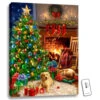 Christmas Central 24" X 18" Green And Brown Cozy Christmas Back-Lit Wall Art With Remote Control 2 Christmas Central 24" X 18" Green And Brown Cozy Christmas Back-Lit Wall Art With Remote Control -Christmas Central dglow glow1910 1 11382.1587644180