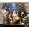 Christmas Central 10" Blue And Ivory The Nativity Embellished Pizazz Wall Art 1 Christmas Central 10" Blue And Ivory The Nativity Embellished Pizazz Wall Art -Christmas Central dglow p1201 1 28802.1587644030