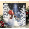 Christmas Central 10" X 10" White And Black Upon A Midnight Clear Embellished Pizazz Wall Art 1 Christmas Central 10" X 10" White And Black Upon A Midnight Clear Embellished Pizazz Wall Art -Christmas Central dglow p1503 1 52996.1587644031