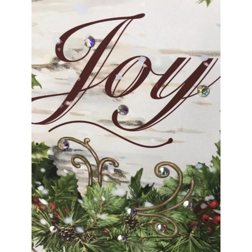 Christmas Central Green And Red Winter Wreath Pizazz Print Framed Wall Decor 10" X 10" 4 Christmas Central Green And Red Winter Wreath Pizazz Print Framed Wall Decor 10" X 10" - Image 2