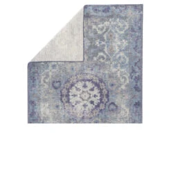 Christmas Central 9' X 13' Purple And Beige Traditional Hand Knotted Area Throw Rug -Christmas Central djri rug133076 4 82954.1587643009