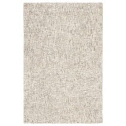 Christmas Central 9' X 12' Taupe Brown And Ivory Contemporary Rectangular Area Throw Rug