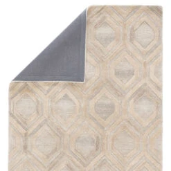 Christmas Central 9' X 13' Gray And Beige Contemporary Hand Tufted Rectangular Area Throw Rug -Christmas Central djri rug138724 03 15461.1591634888