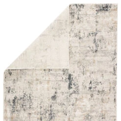Christmas Central 8.8' X 11.75' Ivory And Gray Abstract Rectangular Area Throw Rug -Christmas Central djri rug142979 3 33809.1587644951