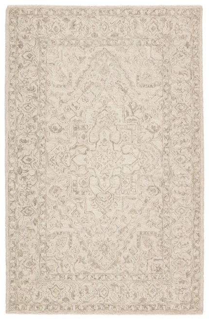 Christmas Central 8' X 10' Gray And Beige Lena Hand Tufted Wool Rectangular Area Throw Rug 3 Christmas Central 8' X 10' Gray And Beige Lena Hand Tufted Wool Rectangular Area Throw Rug