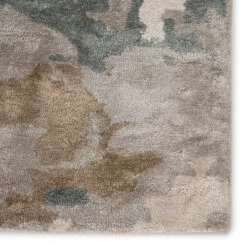 Christmas Central 8' X 10' Gray And Taupe Brown Hand Tufted Viscose And Cotton Area Throw Rug -Christmas Central djri rug145734 4 45217.1588399614