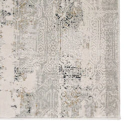 Christmas Central 8.8' X 11.75' Gray And White Tribal Motif Jaspal Rectangular Area Throw Rug 9 Christmas Central 8.8' X 11.75' Gray And White Tribal Motif Jaspal Rectangular Area Throw Rug -Christmas Central djri rug145979 3 55171.1587644947