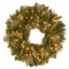 Christmas Central 24" Pre-Lit Carolina Pine Christmas Wreath-Clear Lights -Christmas Central dnat20cap3 306 24w 1 59907.1670490062