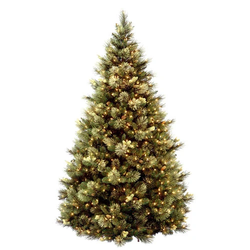 Christmas Central 7.5 Ft. Carolina Pine Tree With Clear Lights 3 Christmas Central 7.5 Ft. Carolina Pine Tree With Clear Lights