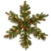 Christmas Central 32" Pre-Lit Spruce Snowflake Berries And Pine Cones Artificial Christmas Wreath - LED Lights 1 Christmas Central 32" Pre-Lit Spruce Snowflake Berries And Pine Cones Artificial Christmas Wreath - LED Lights -Christmas Central dnat20cw7 306 32sb4 1 16063.1587642911