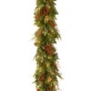 Christmas Central 6' X 12" Pre-Lit Decorative Collection Juniper Mix Pine Artificial Christmas Garland - Warm White LED Lights -Christmas Central dnat20dc13 113l 6b 1s 24779.1664293524