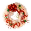 Christmas Central 24" Pre-Lit Decorative Collection Ho Ho Ho Artificial Christmas Wreath – Warm White LED Lights -Christmas Central dnat20dc13 136 24wb 1 1 23569.1588406492