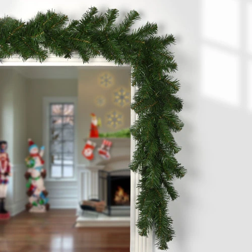 Christmas Central 9' X 10” Kincaid Spruce Artificial Christmas Garland, Unlit 4 Christmas Central 9' X 10” Kincaid Spruce Artificial Christmas Garland, Unlit - Image 2