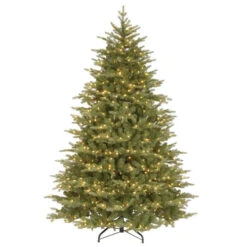 Christmas Central 7.5β Pre-Lit Medium Nordic Spruce Artificial Christmas Tree, Clear Lights
