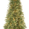 Christmas Central 6.5’ Pre-Lit Tiffany Fir Artificial Christmas Tree, Clear Lights -Christmas Central dnat20petf3 304 65 14956.1588357274