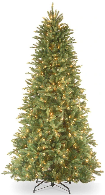 Christmas Central 6.5’ Pre-Lit Tiffany Fir Artificial Christmas Tree, Clear Lights 3 Christmas Central 6.5’ Pre-Lit Tiffany Fir Artificial Christmas Tree, Clear Lights
