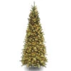 Christmas Central 10’ Pre-Lit Slim Tiffany Fir Artificial Christmas Tree, Clear Lights -Christmas Central dnat20tfslh 100lo 06304.1664380566