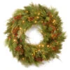 Christmas Central Pre-Lit Pine Cones With Berries Artificial Christmas Wreath, 30-Inch, White LED Lights 1 Christmas Central Pre-Lit Pine Cones With Berries Artificial Christmas Wreath, 30-Inch, White LED Lights -Christmas Central dnat20whp13e28090300e2809030wb1 00957.1588398276