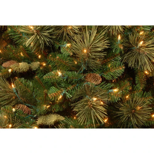 Christmas Central 9 Ft. Carolina Pine Slim Tree With Clear Lights 5 Christmas Central 9 Ft. Carolina Pine Slim Tree With Clear Lights - Image 3