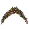 Christmas Central 72" Pre-Lit Artificial Christmas Mantel Swag, Clear Lights 2 Christmas Central 72" Pre-Lit Artificial Christmas Mantel Swag, Clear Lights -Christmas Central dnat cc1 301 6 1 1 51662.1587645163