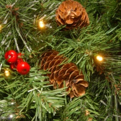 Christmas Central 30" Pre-Lit BO Crestwood Spruce Artificial Christmas Wreath - Warm White LED Lights 9 Christmas Central 30" Pre-Lit BO Crestwood Spruce Artificial Christmas Wreath - Warm White LED Lights -Christmas Central dnat cw7 309l 30w b1 4 62305.1665260241