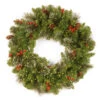 Christmas Central 24" Pre-Lit Crestwood Spruce Battery Operated Artificial Christmas Wreath - Warm White LED Infinity Lights 2 Christmas Central 24" Pre-Lit Crestwood Spruce Battery Operated Artificial Christmas Wreath - Warm White LED Infinity Lights -Christmas Central dnat cw7 383y 24w b 1 56063.1587645163