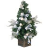 Christmas Central 4' Pre-Lit Silver Ornamented Artificial Christmas Tree - Clear Lights 1 Christmas Central 4' Pre-Lit Silver Ornamented Artificial Christmas Tree - Clear Lights -Christmas Central dnat dc13 309 40 83411.1587645159