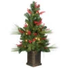 Christmas Central 4' Pre-Lit Magnolia Artificial Christmas Tree - Clear Lights 2 Christmas Central 4' Pre-Lit Magnolia Artificial Christmas Tree - Clear Lights -Christmas Central dnat dc13 310 40 38598.1587645162