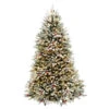 Christmas Central 7.5' Dunhill Fir Artificial Christmas Tree With Red Berries - Clear Lights -Christmas Central dnat duf 300 75 1 22410.1631812650