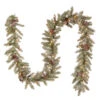 Christmas Central 9' X 10" Pre-Lit Dunhill Fir Artificial Christmas Garland With Red Berries – Clear Lights 1 Christmas Central 9' X 10" Pre-Lit Dunhill Fir Artificial Christmas Garland With Red Berries – Clear Lights -Christmas Central dnat duf 300 9a 1 1 08598.1631812951