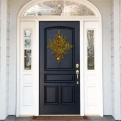 Christmas Central 36" Pre-lit Gold Dunhill Fir Bethlehem Star Artificial Christmas Teardrop Swag – LED Lights -Christmas Central dnat dugl3 30032stb1 2 35375.1645750479