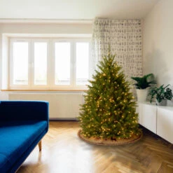 Christmas Central 4’ Pre-Lit Dunhill Fir Artificial Christmas Tree - Clear Lights -Christmas Central dnat duh 40lo 2 76370.1665087793