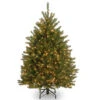 Christmas Central 4.5’ Pre-Lit Dunhill Fir Artificial Christmas Tree - Clear Lights -Christmas Central dnat duh 45lo 06898.1664466982