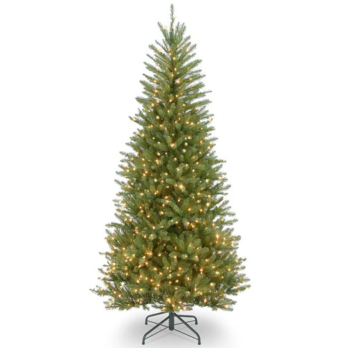 Christmas Central 7.5’ Pre-lit Dunhill Fir Slim Artificial Christmas Tree - Clear Lights 3 Christmas Central 7.5’ Pre-lit Dunhill Fir Slim Artificial Christmas Tree - Clear Lights