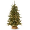 Christmas Central 4' Pre-lit Potted Burlap Artificial Christmas Tree, Clear Lights -Christmas Central dnat ed3 300 40 1 63162.1664989123