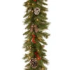 Christmas Central 9' X 10" Pre-Lit Frosted Berry Artificial Christmas Garland, Clear Lights -Christmas Central dnat frb 9glo 1 1 69130.1664379355