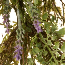 Christmas Central 45" Unlit Garden Accents Fern And Lavender Artificial Garland -Christmas Central dnat gagl30 45ggl 5 54173.1631812638