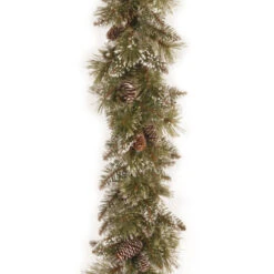 Christmas Central 6' X 10" Glittery Bristle Pine Artificial Christmas Garland, Unlit 9 Christmas Central 6' X 10" Glittery Bristle Pine Artificial Christmas Garland, Unlit -Christmas Central dnat gb1 50 6a 1 4 51585.1670490059