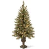 Christmas Central 5' Pre-lit Potted Glittery Bristle Artificial Christmas Tree, Clear Lights -Christmas Central dnat gb3 306 50 1 71226.1631812943