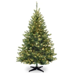 Christmas Central 6’ Pre-lit Medium Kincaid Spruce Artificial Christmas Tree, White Lights