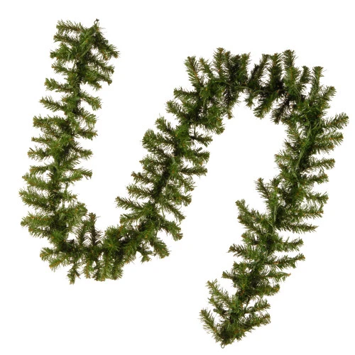 Christmas Central 9' X 10” Pre-Lit Kincaid Spruce Artificial Christmas Garland - Clear Lights 6 Christmas Central 9' X 10” Pre-Lit Kincaid Spruce Artificial Christmas Garland - Clear Lights - Image 4
