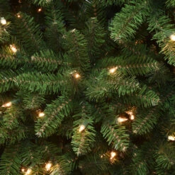 Christmas Central 7.5’ Pre-lit Kingswood Fir Slim Artificial Christmas Tree, Clear Lights -Christmas Central dnat kw7 300 75 3 81992.1631812945