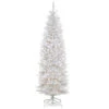 Christmas Central 7’ Pre-Lit White Kingswood Fir Pencil Artificial Christmas Tree, Clear Lights 1 Christmas Central 7’ Pre-Lit White Kingswood Fir Pencil Artificial Christmas Tree, Clear Lights -Christmas Central dnat kww7 300 70 01 12174.1664379666