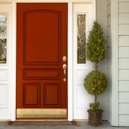 Christmas Central 6' Pre-lit Potted Juniper Spiral Pencil Artificial Christmas Tree - Clear Lights 5 Christmas Central 6' Pre-lit Potted Juniper Spiral Pencil Artificial Christmas Tree - Clear Lights - Image 3