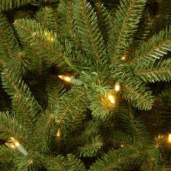 Christmas Central 6.5’ Pre-Lit Medium Natural Fraser Fir Artificial Christmas Tree, Clear Lights -Christmas Central dnat naffmh1 65lo 2 73540.1631812642